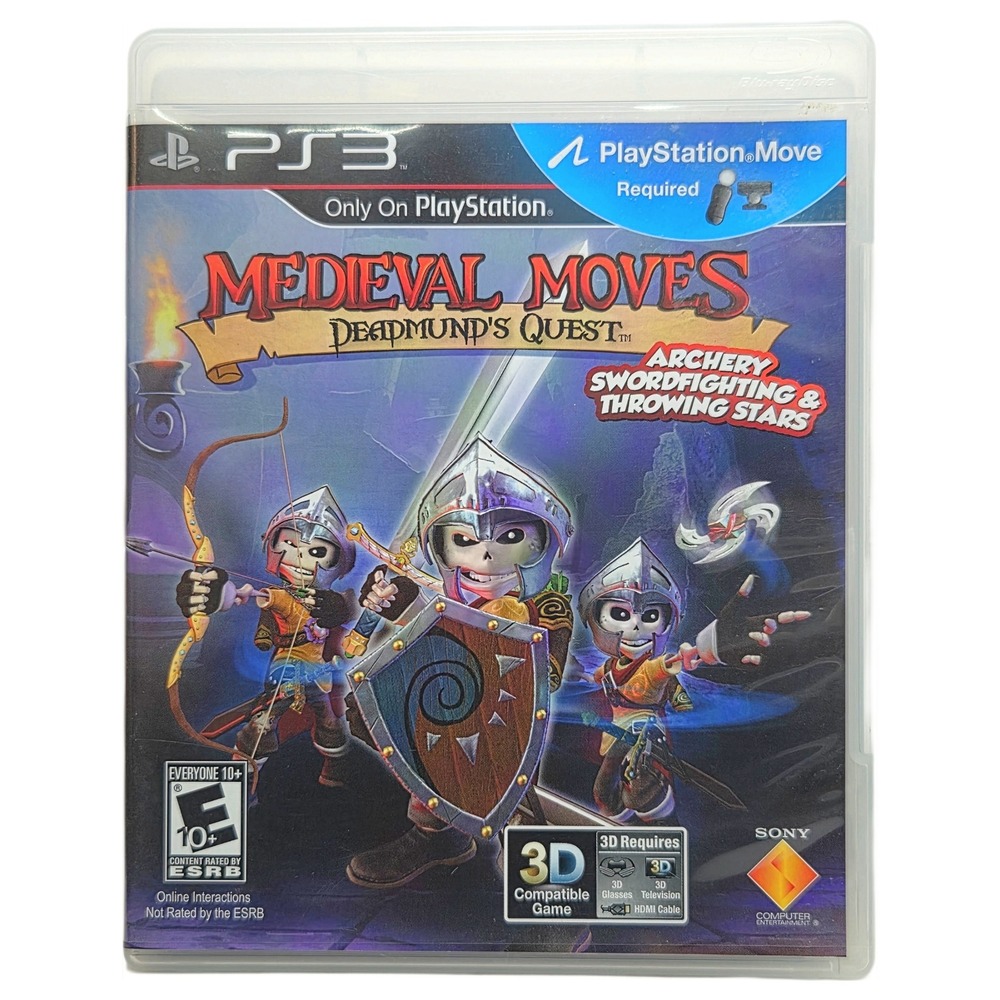 Medieval Moves Deadmund's Quest Sony PS3 Game PlayStation Move Action Adventure